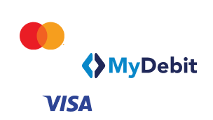 Visa, Mastercard, MyDebit Credit and Debit Card Payments